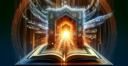 DALL·E-2024-02-01-15.26.37-Illustrate-an-abstract-representation-of-the-concept-of-Nasikh-wa-al-mansukh-the-abrogating-and-the-abrogated-in-Islamic-scholarship-in-a-16_9-aspec